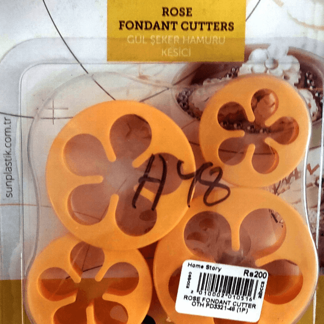 Rose Fondant Plunger