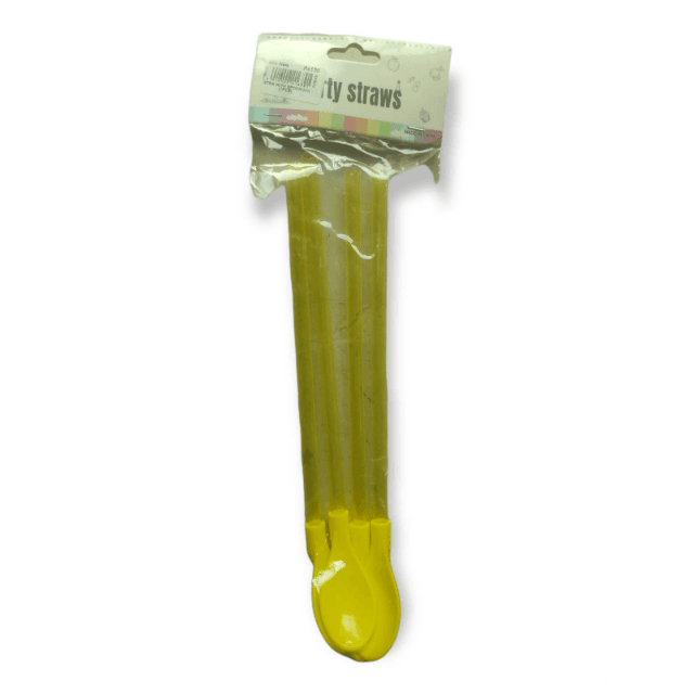 Party Straw With Spoons